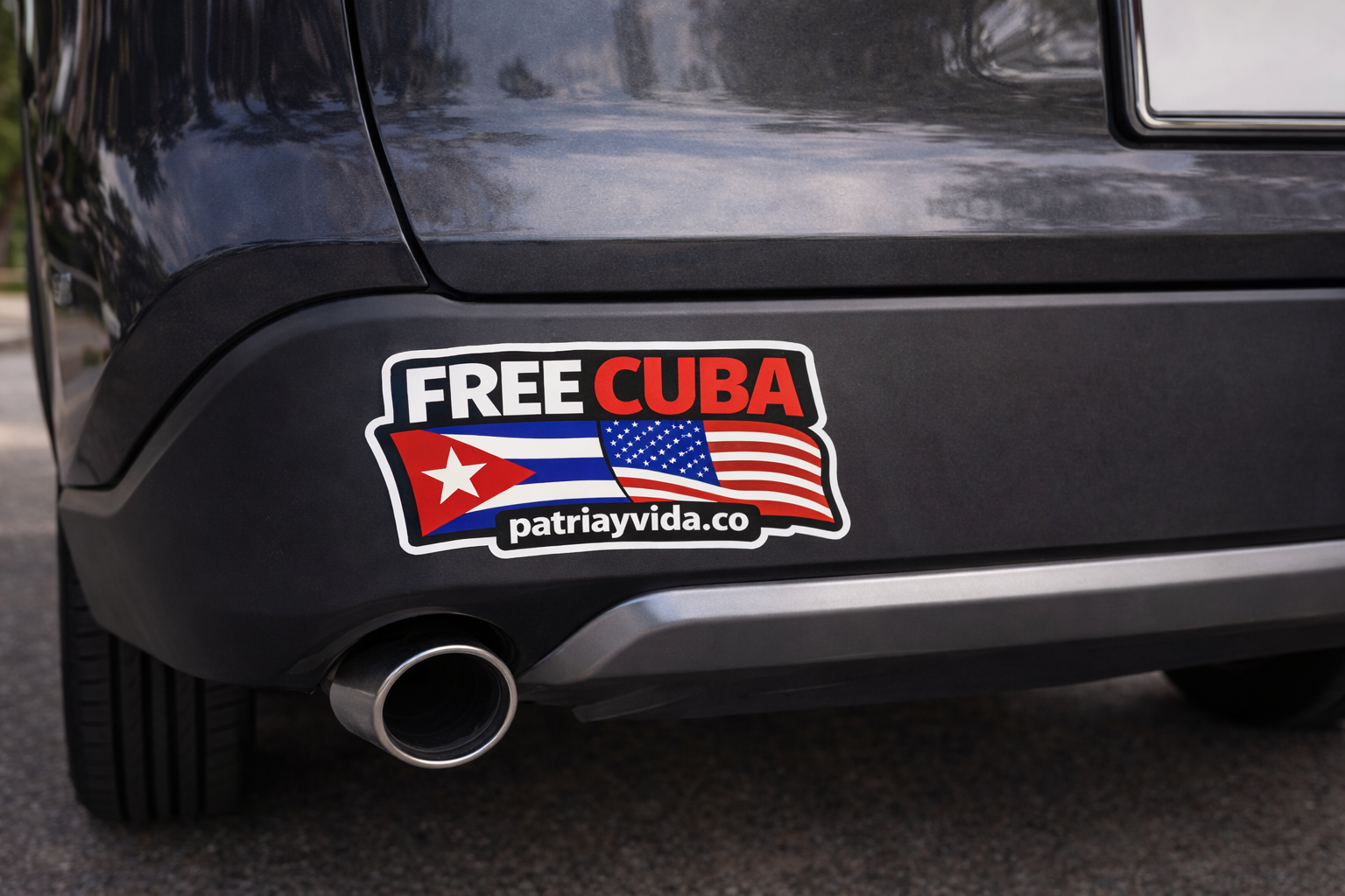 FREE CUBA Vinyl Sticker Car / Laptop / Window