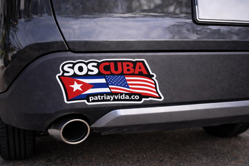SOS CUBA Vinyl Sticker Car / Laptop / Window