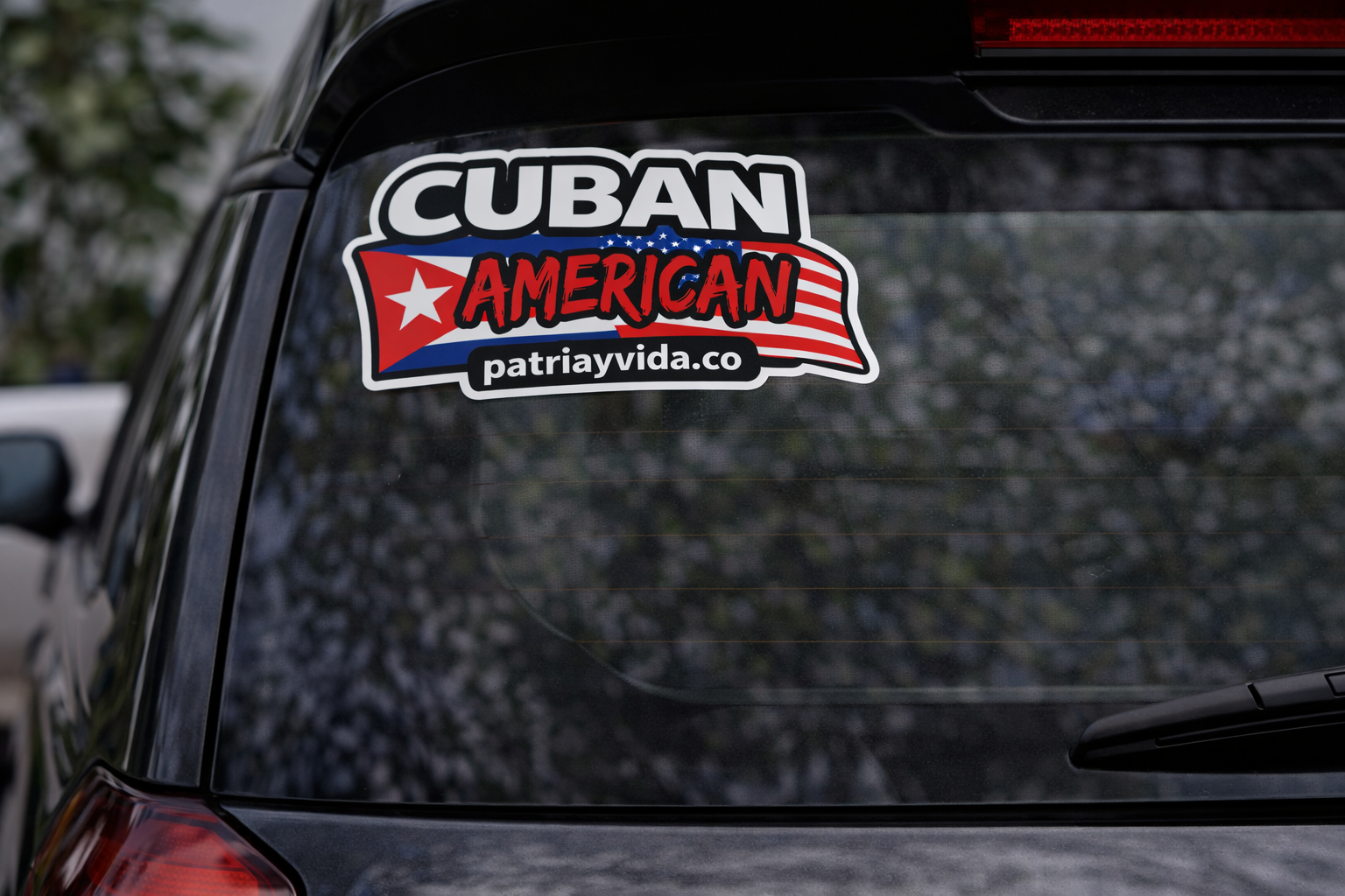 Cuban American Vinyl Sticker Car / Laptop / Window