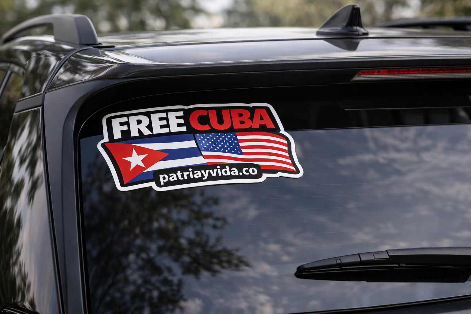 FREE CUBA Vinyl Sticker Car / Laptop / Window