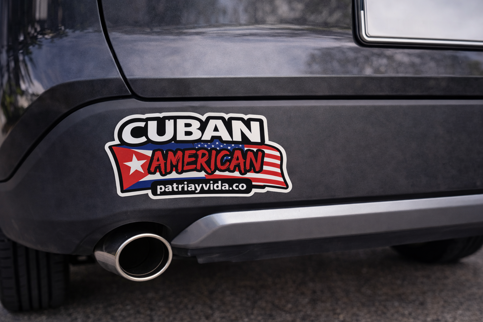 Cuban American Vinyl Sticker Car / Laptop / Window