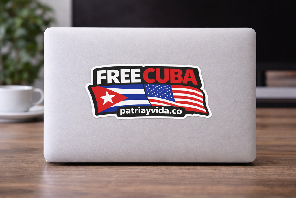 FREE CUBA Vinyl Sticker Car / Laptop / Window