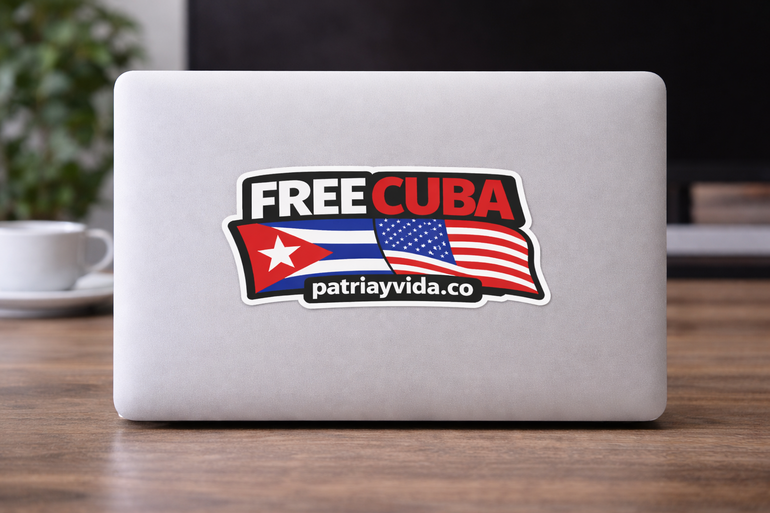 FREE CUBA Vinyl Sticker Car / Laptop / Window