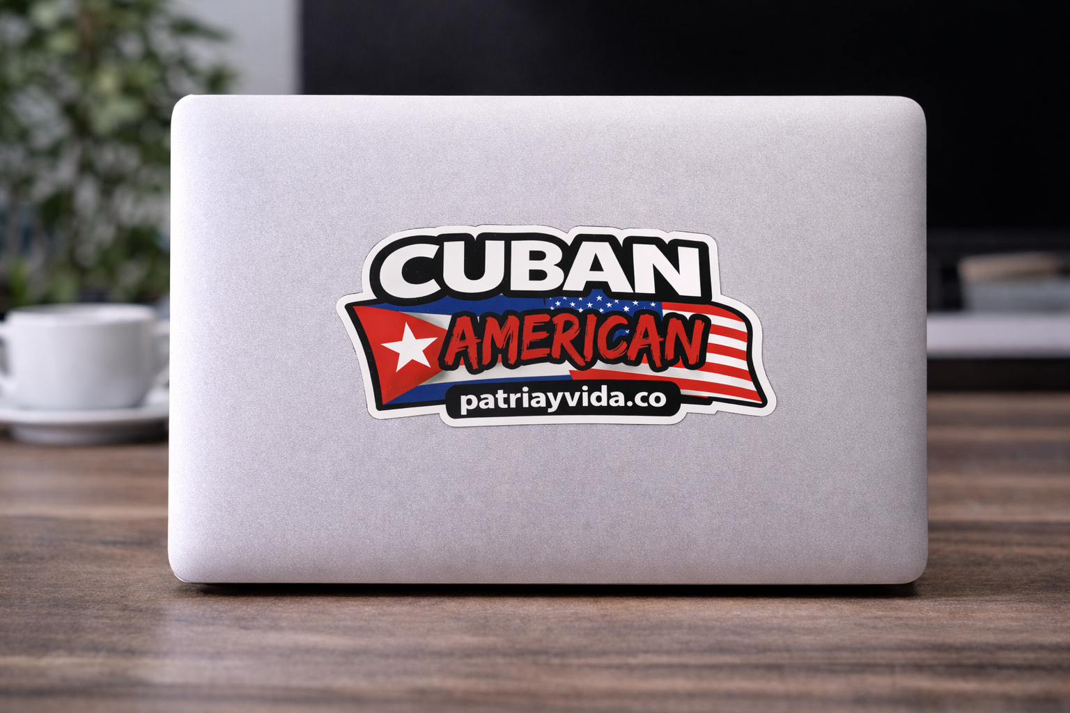 Cuban American Vinyl Sticker Car / Laptop / Window