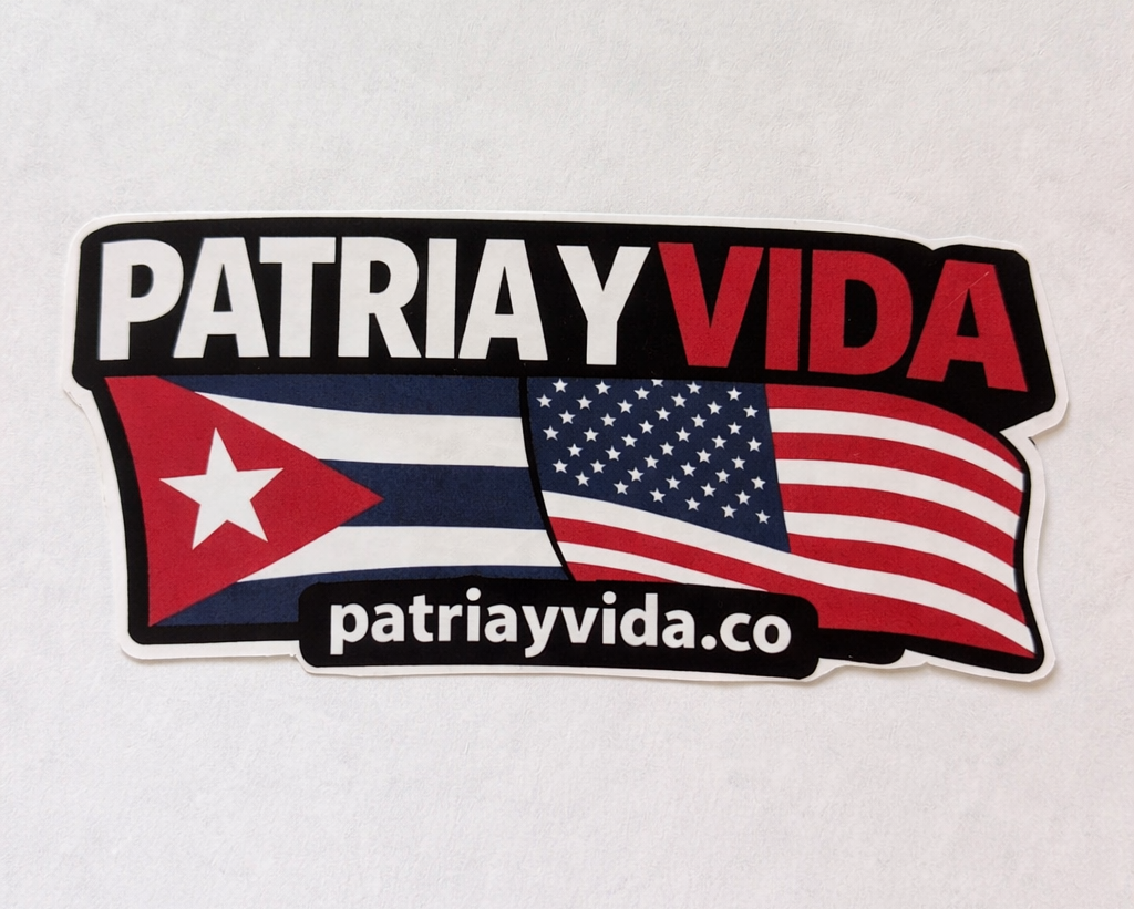 Paquete Patria y Vida - Incluye Dos Vinyl Sticker Car / Laptop / Window