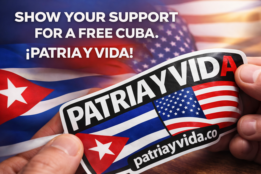 Paquete Patria y Vida - Incluye Dos Vinyl Sticker Car / Laptop / Window