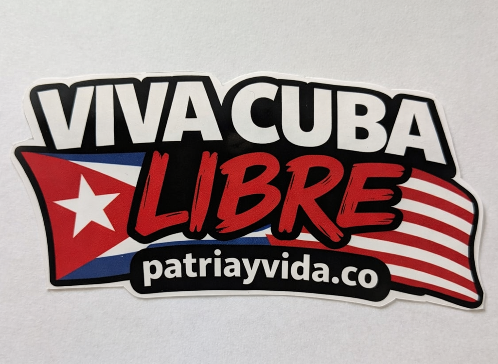 VIVA CUBA LIBRE Vinyl Sticker Car / Laptop / Window