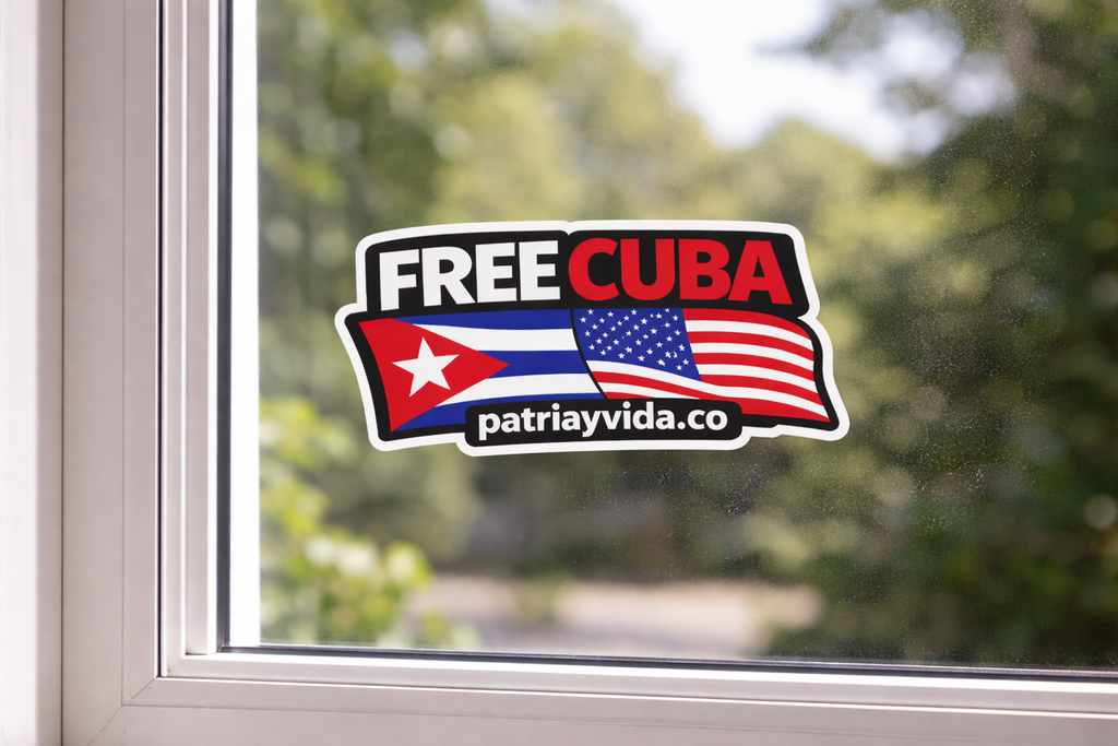 FREE CUBA Vinyl Sticker Car / Laptop / Window