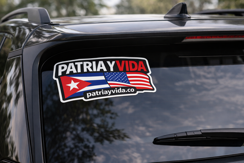 PATRIA Y VIDA Vinyl Sticker Car / Laptop / Window