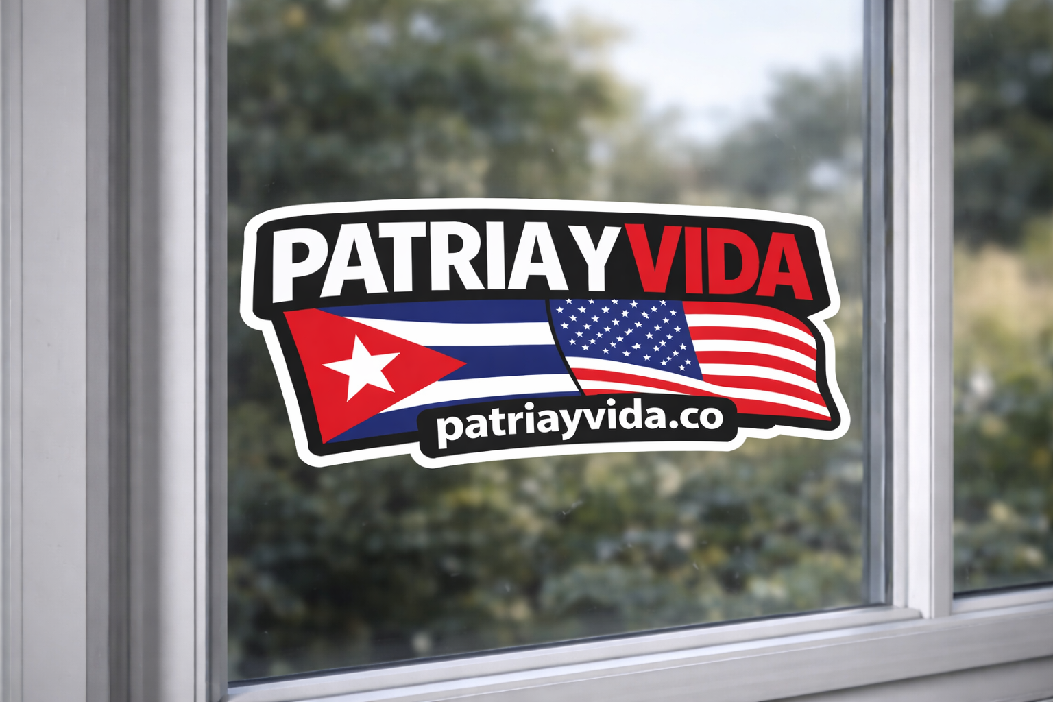 PATRIA Y VIDA Vinyl Sticker Car / Laptop / Window